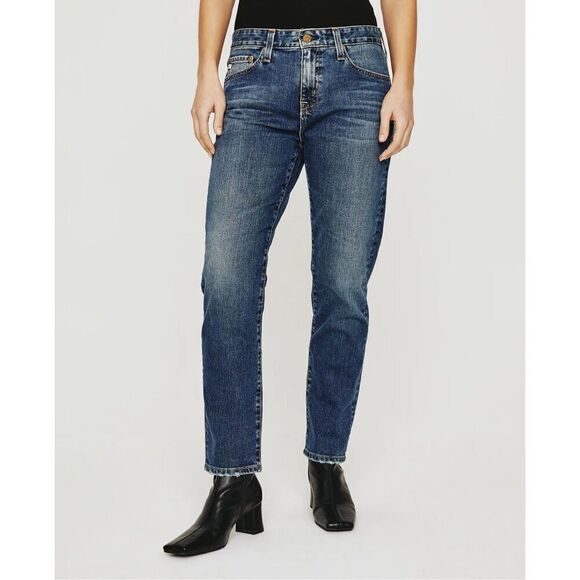 AG-ED Denim Ex-Boyfriend Slouchy Slim Jeans in 14 Years Wilderness Size 32 / $22 - Picture 2 of 8